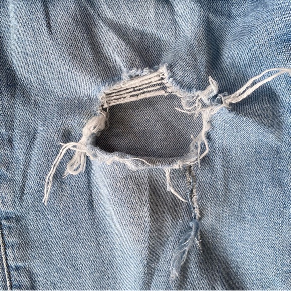 Madewell Curvy The Perfect Vintage Straight Jean Distressed Size 29 - Picture 12 of 14